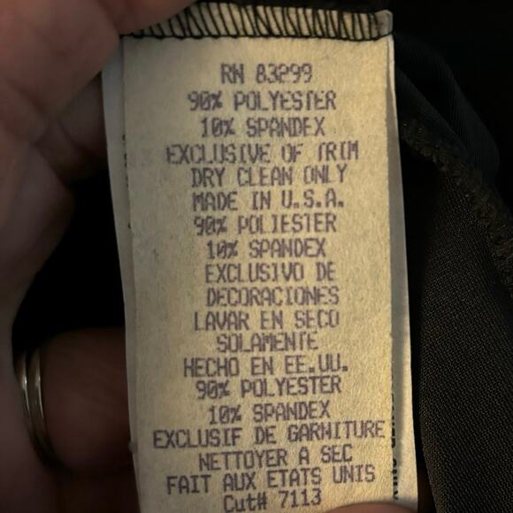 Onyx Nite Plus Size 18 Black Velvet Velour Over Jacket Long Line Sparkly USA - Picture 5 of 5